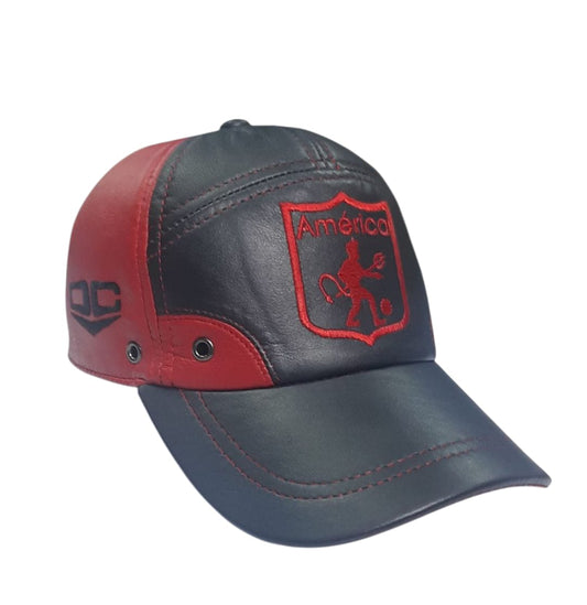 GORRA EN CUERO DEL AMERICA DE CALI
