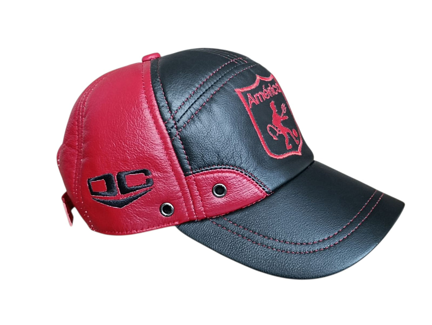 GORRA EN CUERO DEL AMERICA DE CALI